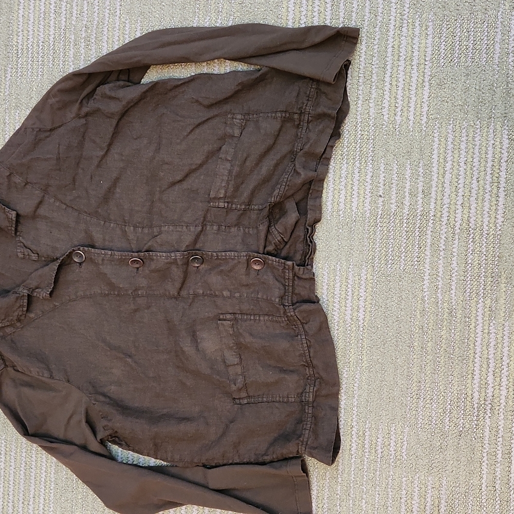 Flax Lightweight Jacket Size Large - image 6